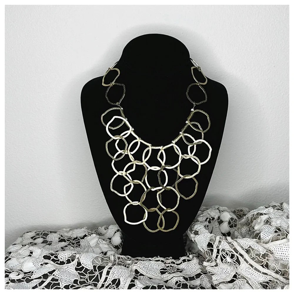 Anthro “Stone Harbor Bib Necklace” - Picture 6 of 13